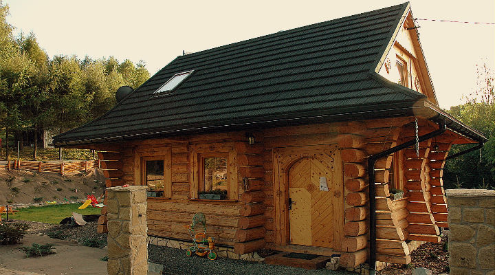 Drewaniane domy rustykalne
